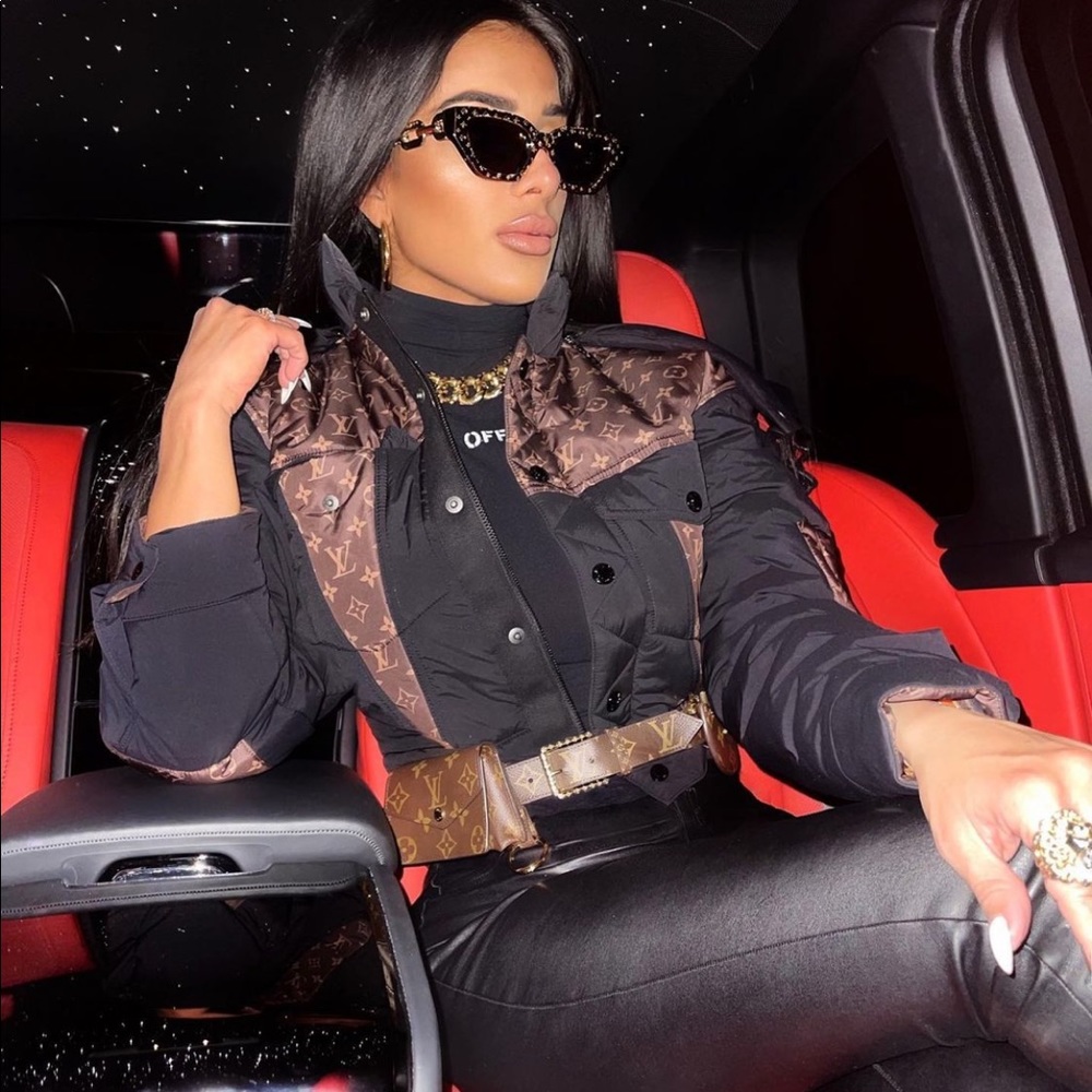 LOUIS VUITTON MONOGRAM ACCENT PADDED JACKET SOLD OUT